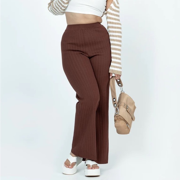 Princess Polly Allen Pant XS/S Brown - Picture 2 of 7